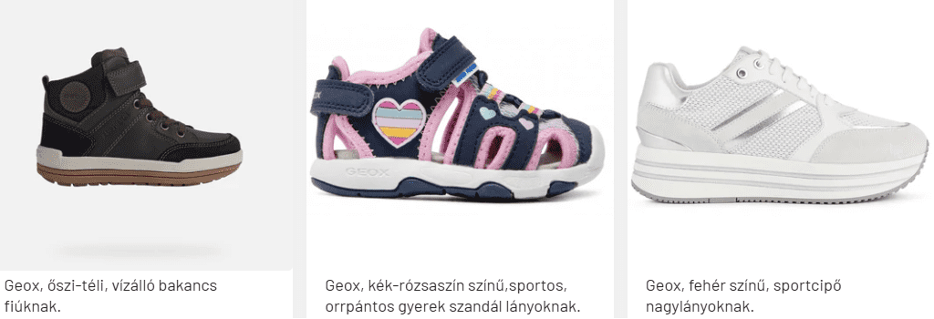 Geox gyerek cipő